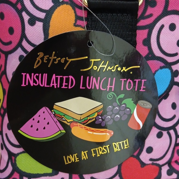 Brand New Betsey Johnson Insulated Lunch Tote - Picture 5 of 8